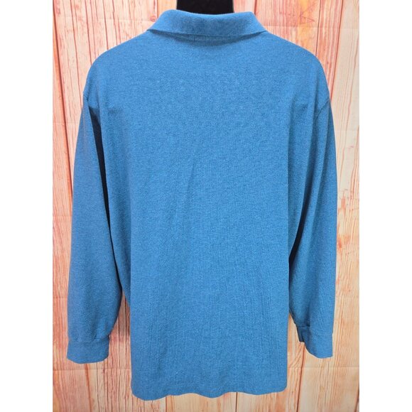 Polo Ralph Lauren Mens Classic Fit Long Sleeve Polo Shirt XL Blue - Picture 2 of 8